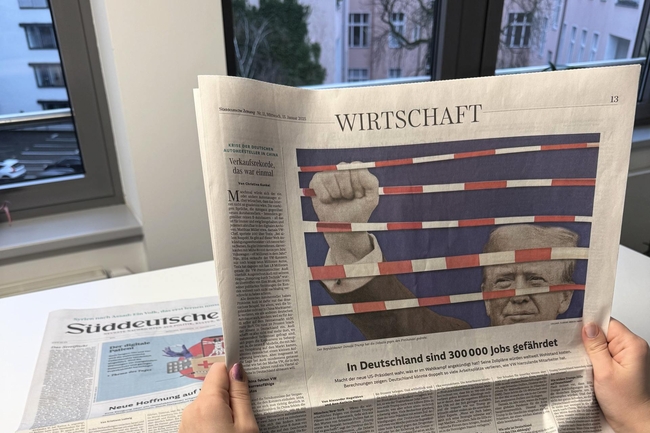 SZ-Artikel zu Content-Schmiede-Projekt Blockbildung